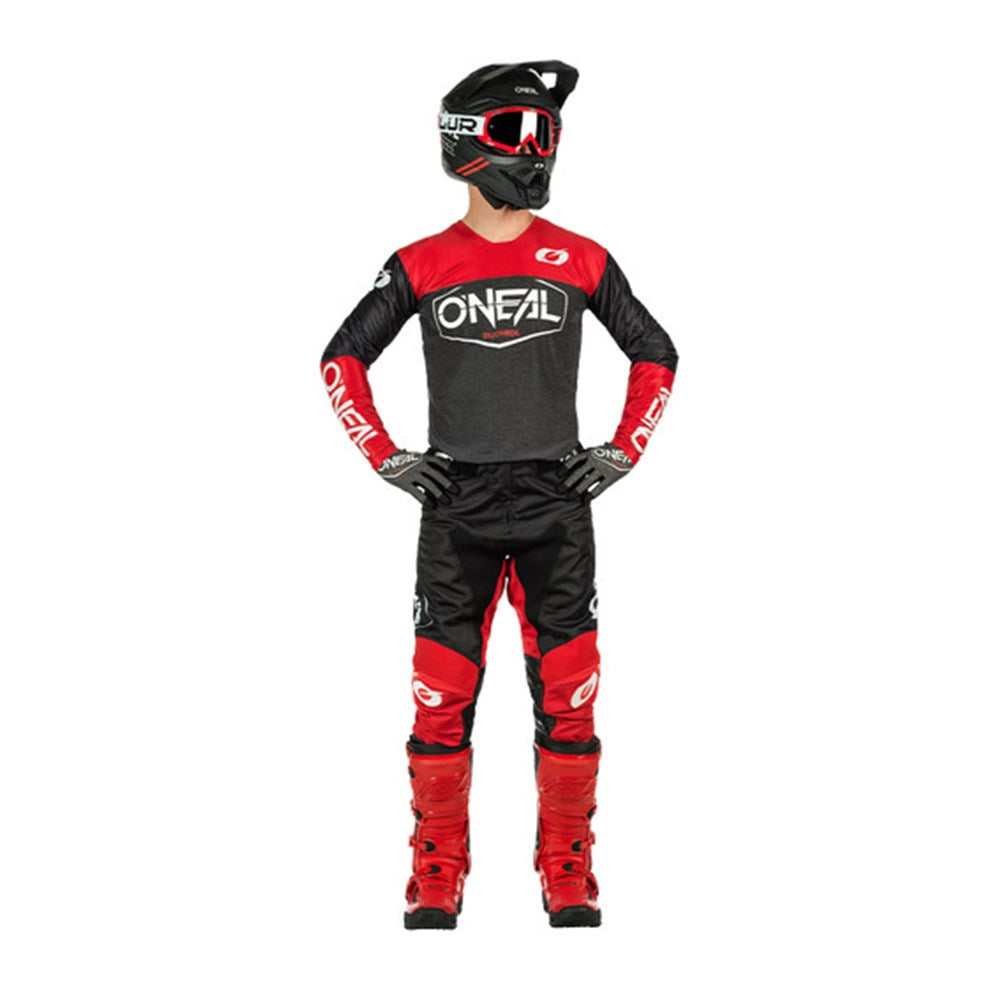 ONEAL MAYHEM JSY HEXX V.22 - BLK/RED (LG) [ONC01] #