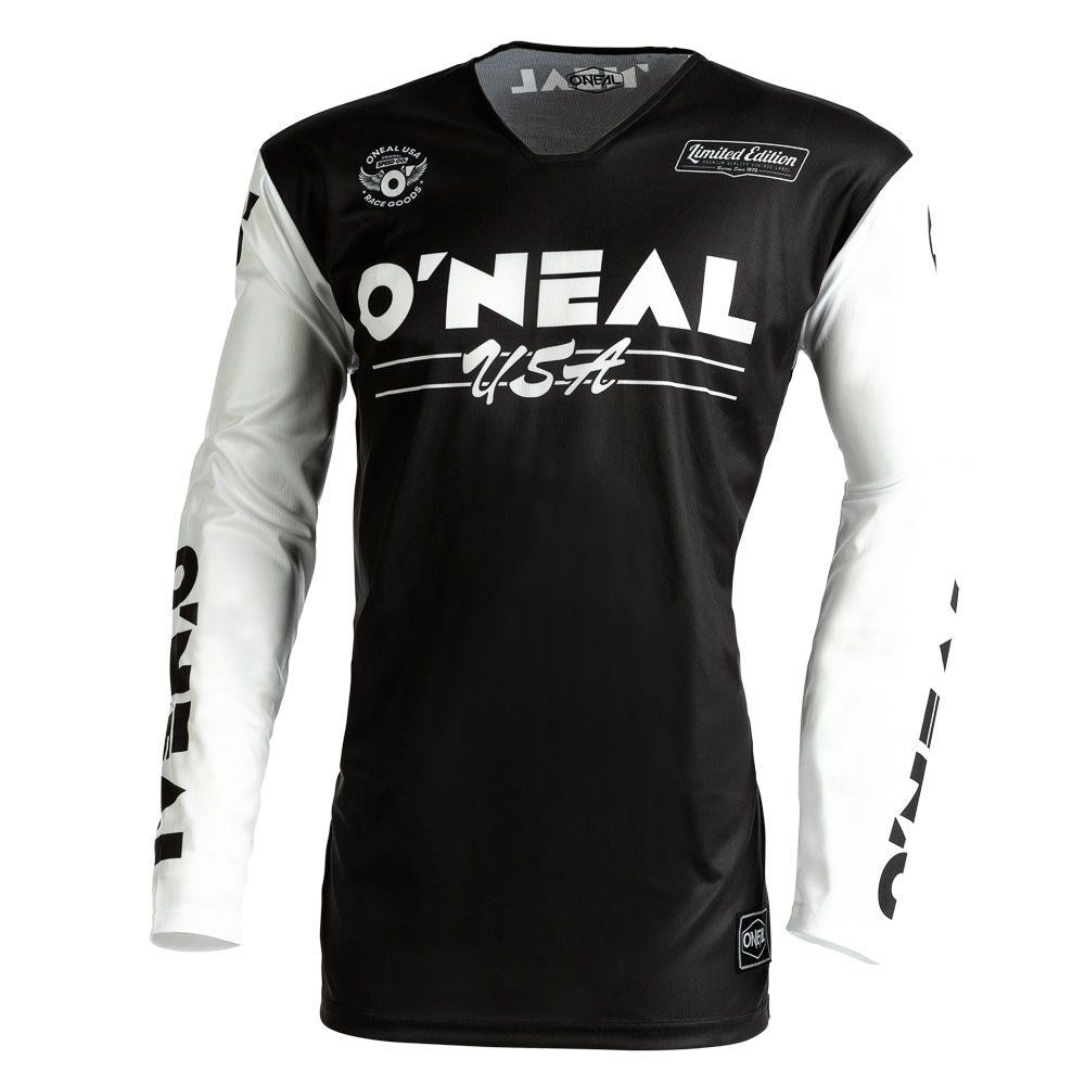 ONEAL MAYHEM JSY BULLET V.22 - BLK/WHT (MD) [ONC01] #