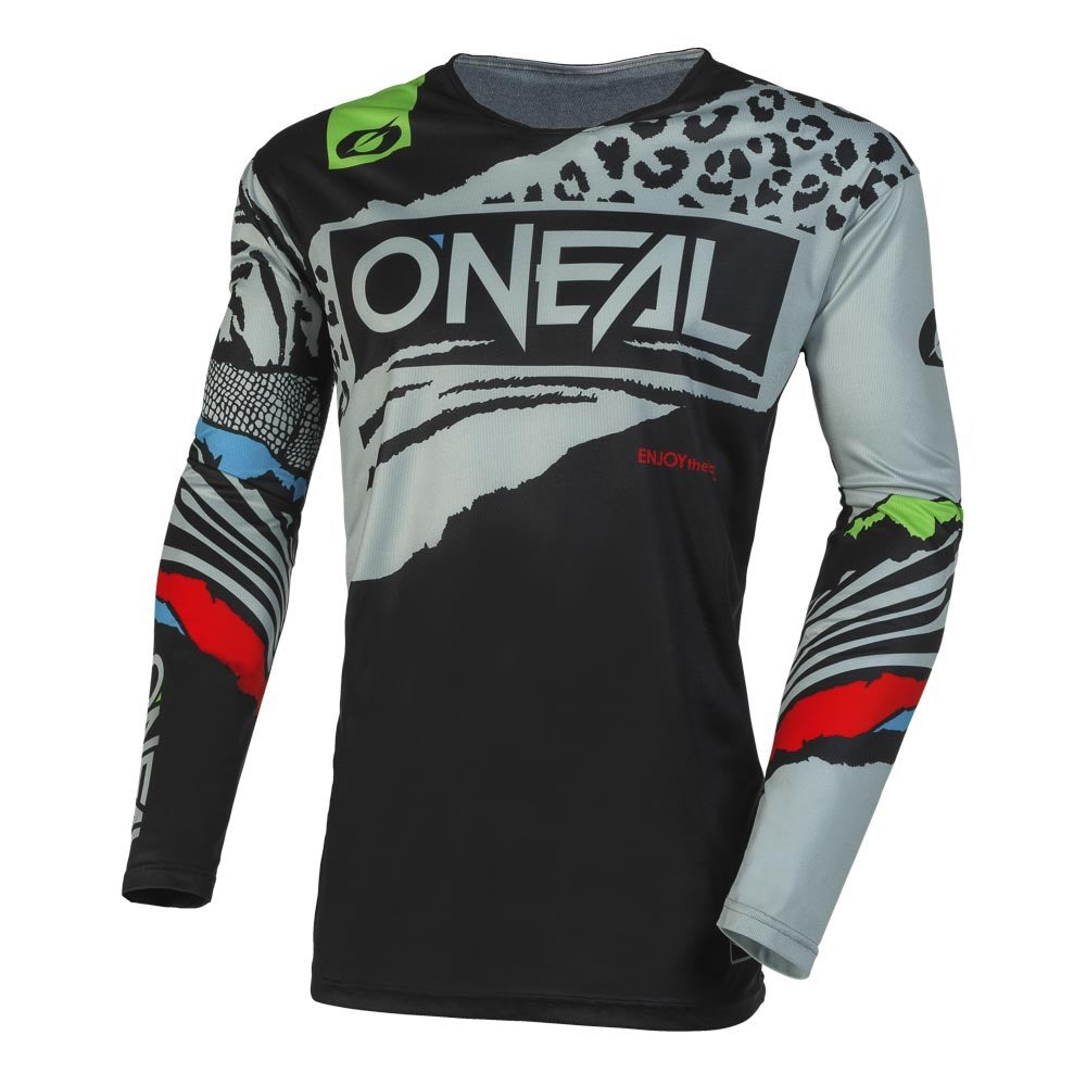 ONEAL MAYHEM YOUTH JSY WILD V.23 - BLK/GRY (XL) [ONC01] #