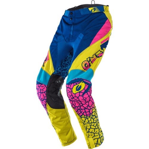 ONEAL MAYHEM PANT CRACKLE 91 V.20 - YELLOW/WHITE/BLUE