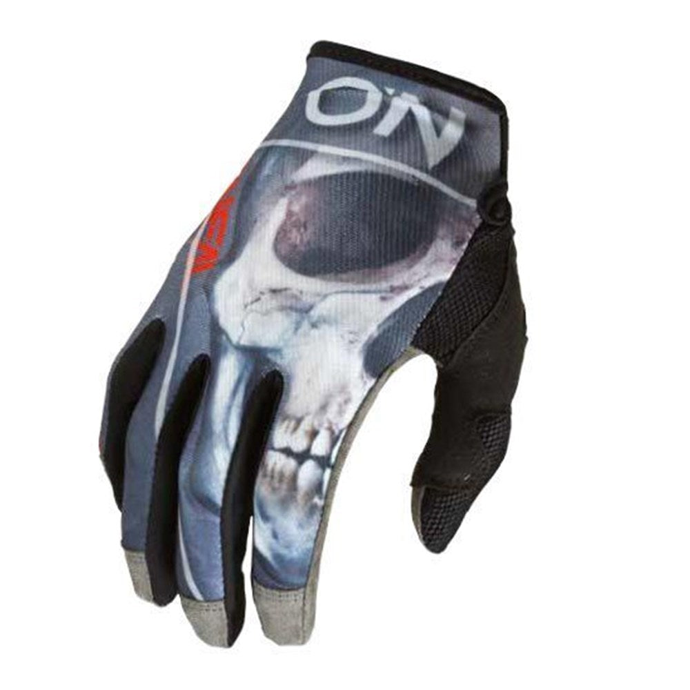 ONEAL MAYHEM GLV BONES V.22 - BLK/RED (8-SM) [ONC01] #