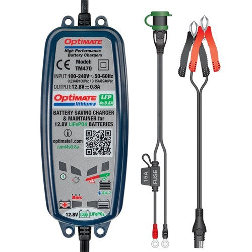 OPTIMATE LITHIUM 4S 0.8A BATTERY CHARGER