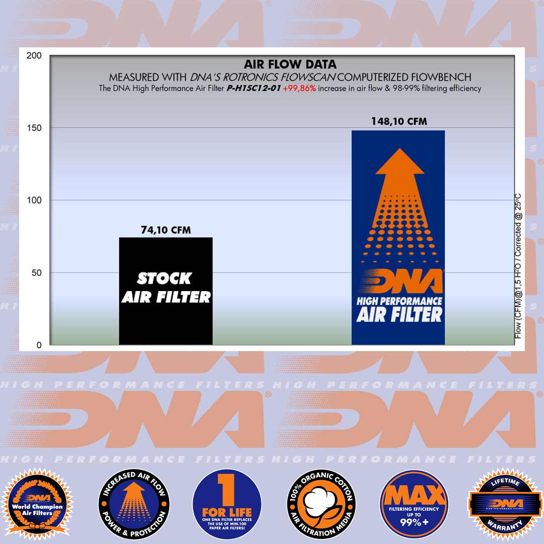 NSC 110 (DIO) 11-14 - DNA AIR FILTER - P-H1SC12-01