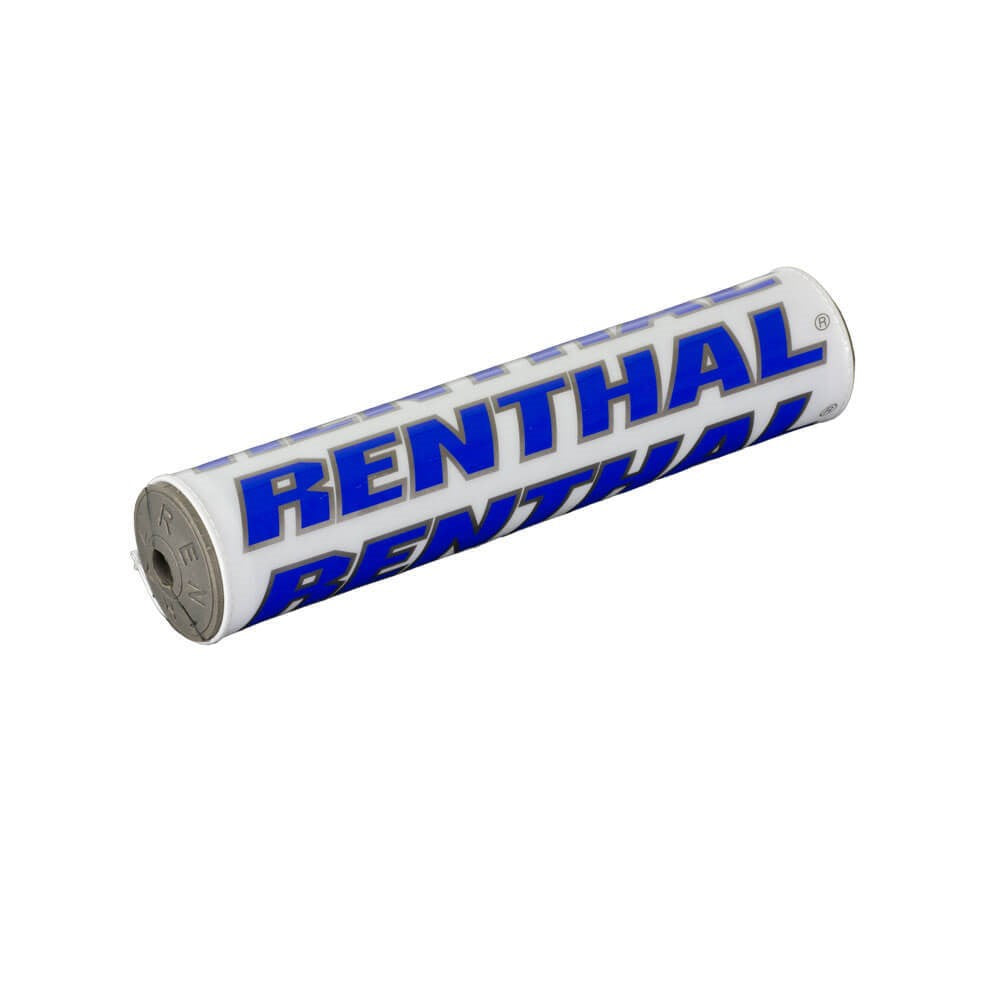 RENTHAL SX BAR PAD 10 INCH 240mm WHT/BLU - GRY FOAM (P209)