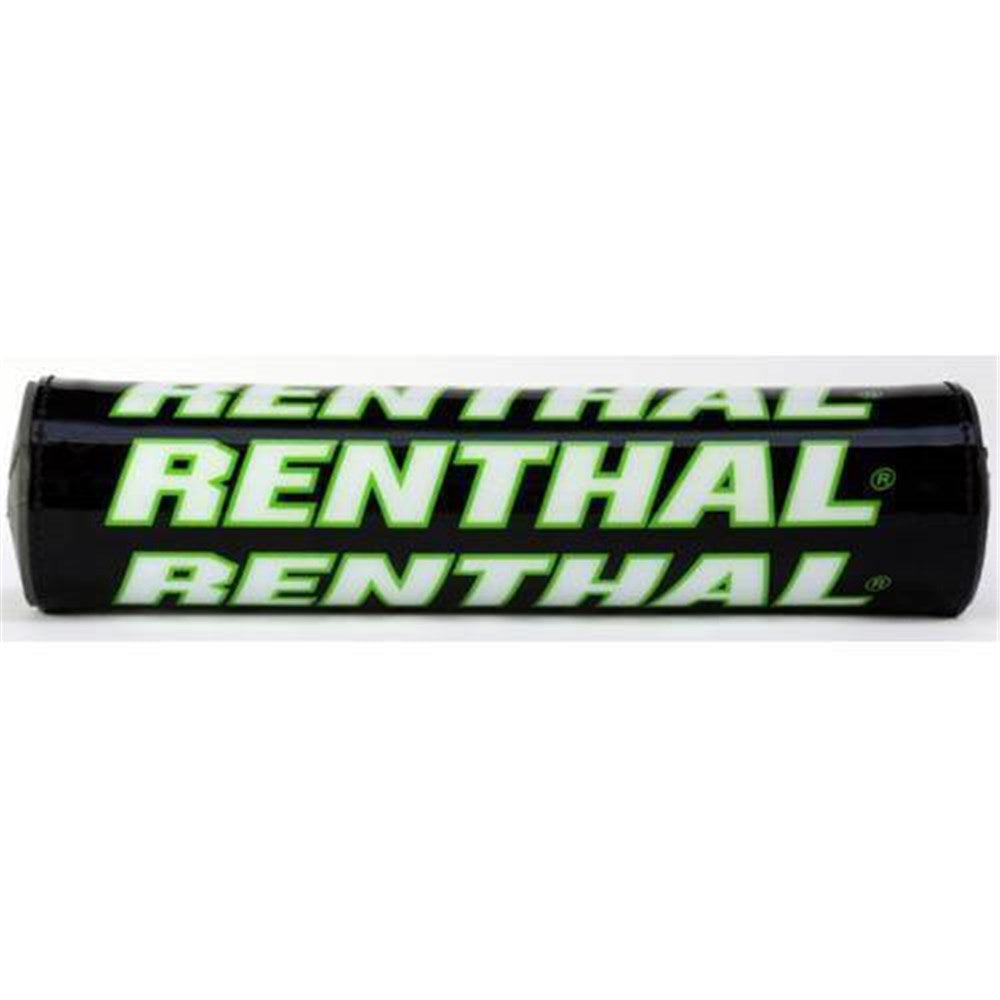 RENTHAL SX BAR PAD MINI 8.5 INCH 205mm BLK/WHT/GRN - GRY FOAM (P292)