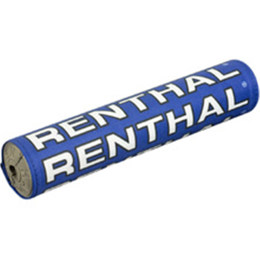 RENTHAL SX BAR PAD VINTAGE 10 INCH 240mm BLU/BLK/WHT - GRY FOAM (P349)