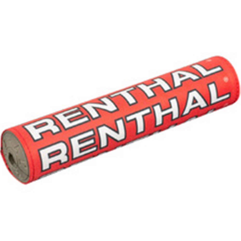 RENTHAL SX BAR PAD VINTAGE 10 INCH 240mm RED/BLK/WHT - GRY FOAM (P352)