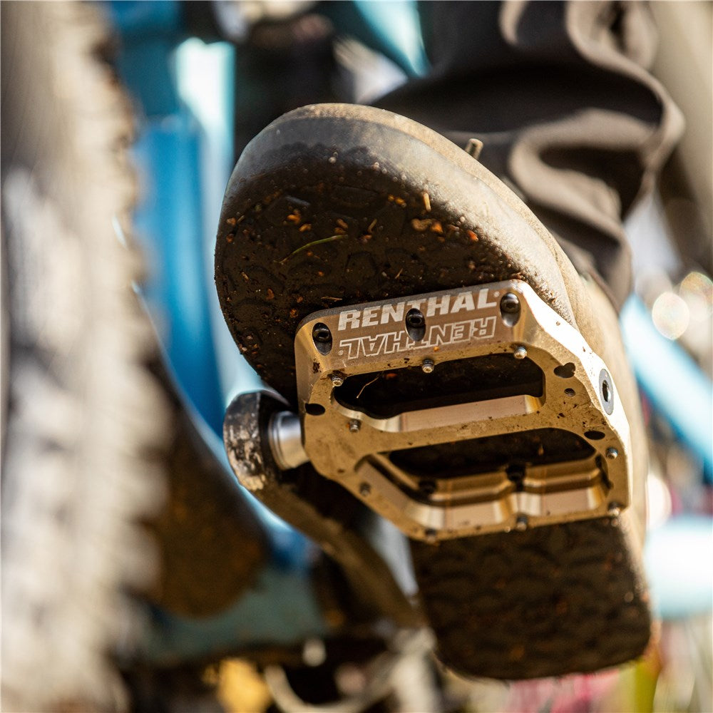 RENTHAL REVO-F FLAT PEDAL ALUGOLD
