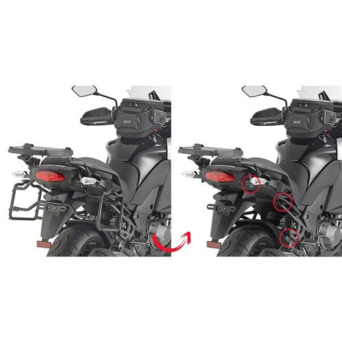 #GIVI PANNIER FRAMES RAPID RELEASE - KAWASAKI VERSYS 1000 15-16 (MONOKEY)