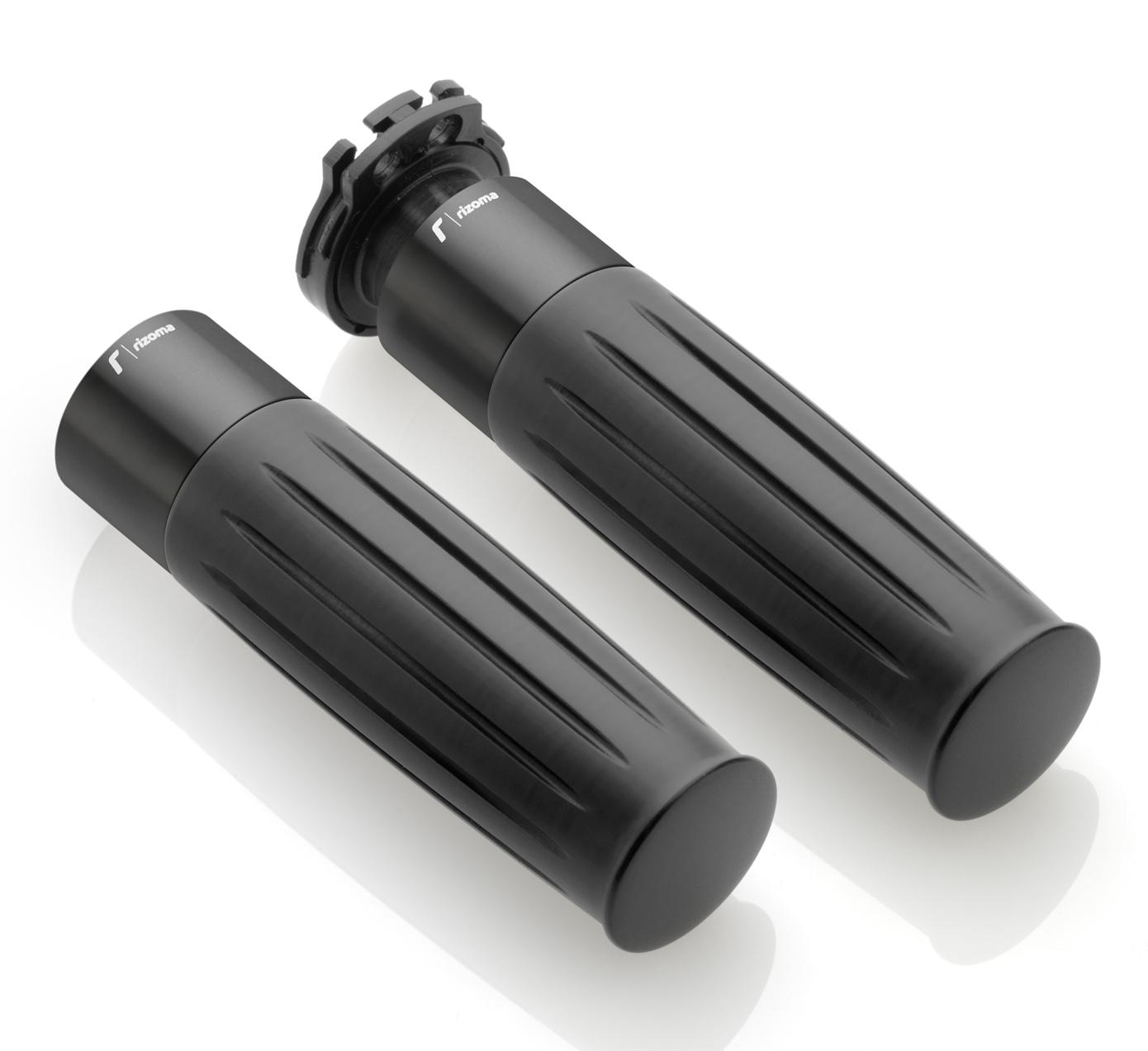Rizoma Legend Grips, color Silver R-GR220B