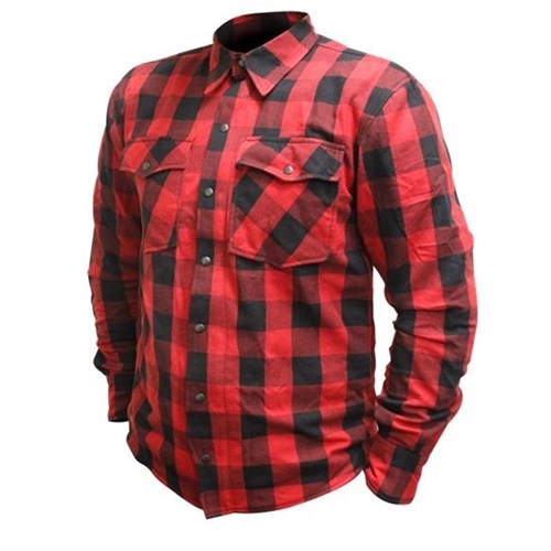 #RJAYS REGIMENT FLANNEL SHIRT RED/BLK (SM)