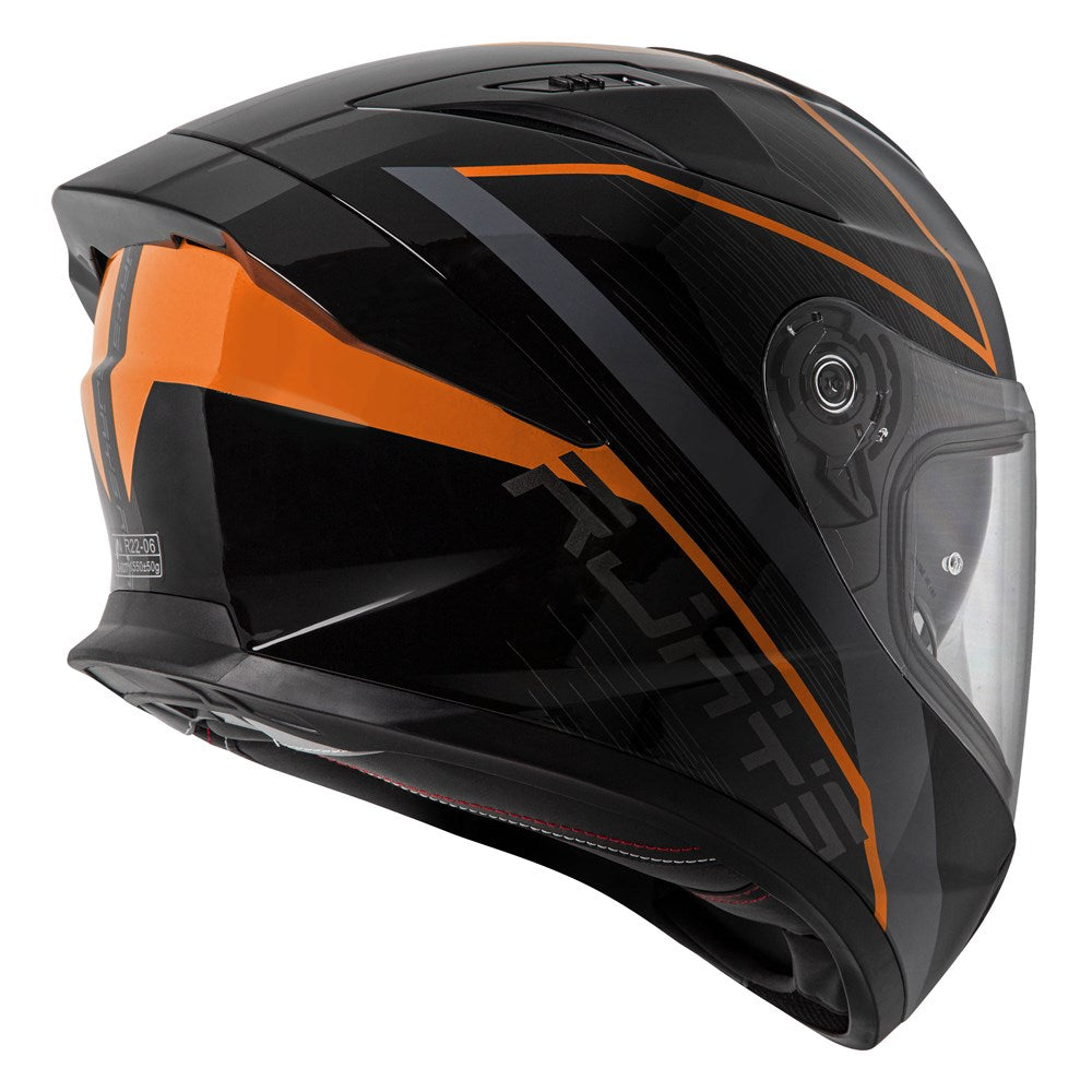 RJAYS APEX IV HELM RAKER BLK/GRY/ORG (XL)