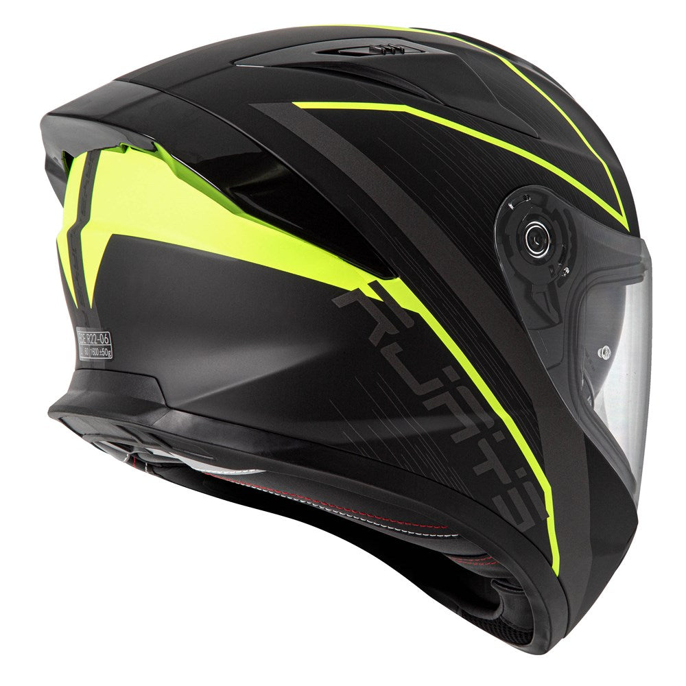 RJAYS APEX IV HELM RAKER MATTE BLK/GRY/YLW (SM)