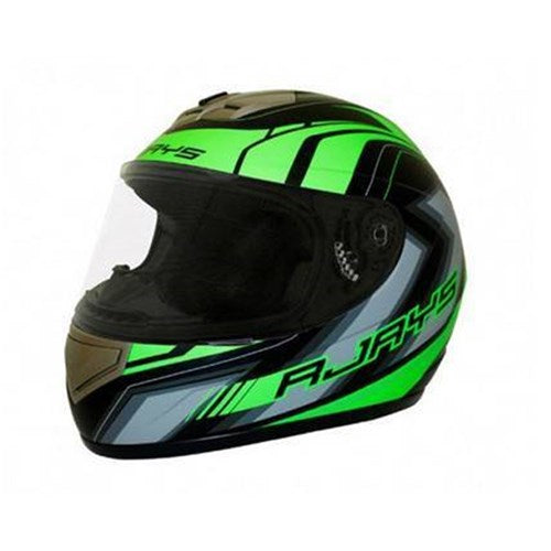 #RJAYS APEX II HELM MATT BLK/GRN (MD)