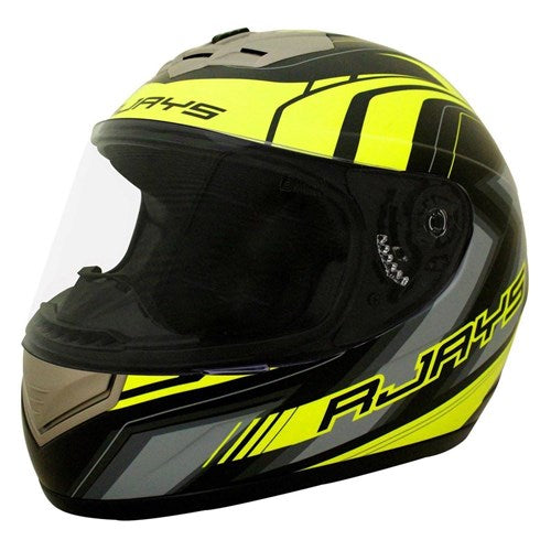 #RJAYS APEX II HELM MATT BLK/HI-VIZ (MD)