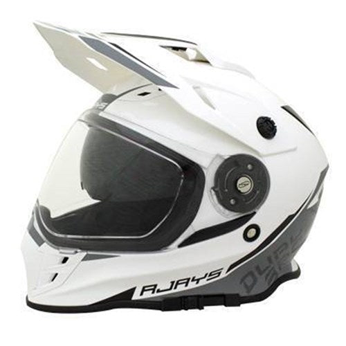 #RJAYS DAKAR II HELM GLOSS WHT/GRY (XS)