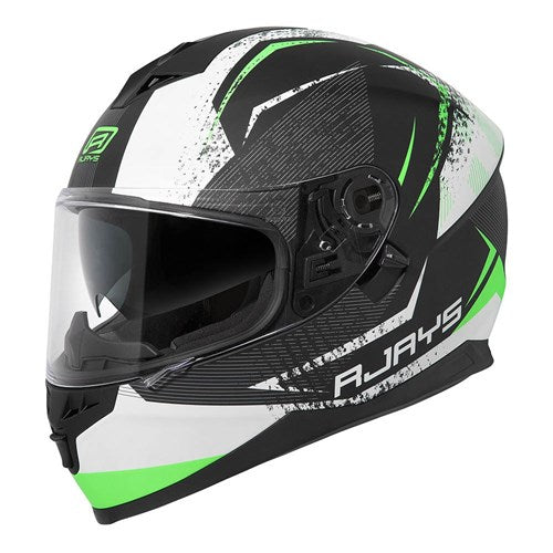 #RJAYS DOMINATOR II HELM STRIKE MATT BLK/GRN (XS)