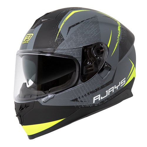 #RJAYS DOMINATOR II HELM STRIKE MATT GRY/N-YEL (MD)