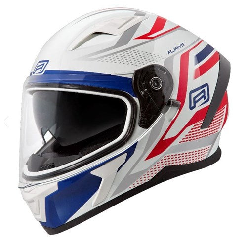 #RJAYS APEX III HELM IGNITE WHITE/BLUE (XS)