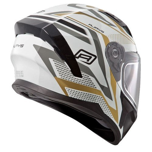 #RJAYS APEX III HELM IGNITE WHITE/GOLD (LG)