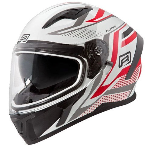 #RJAYS APEX III HELM IGNITE WHITE/RED (SM)