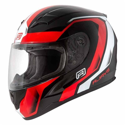 #RJAYS GRID HELM GLOSS BLK/RED (LG)