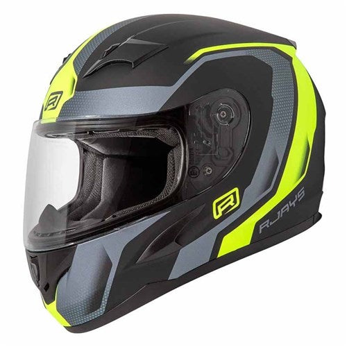 #RJAYS GRID HELM MATT BLK/HI-VIZ (MD)