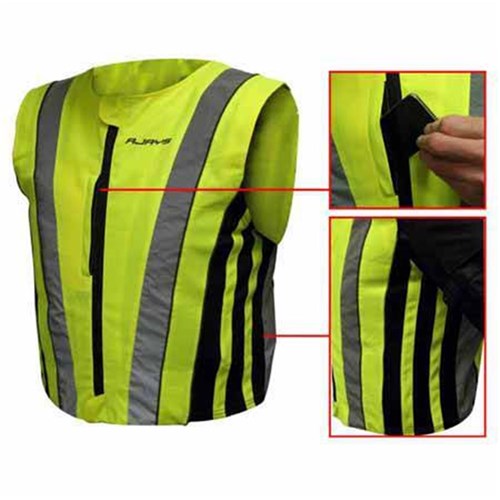 RJAYS PREMIUM SAFETY VEST - HI VIZ YEL (SM)