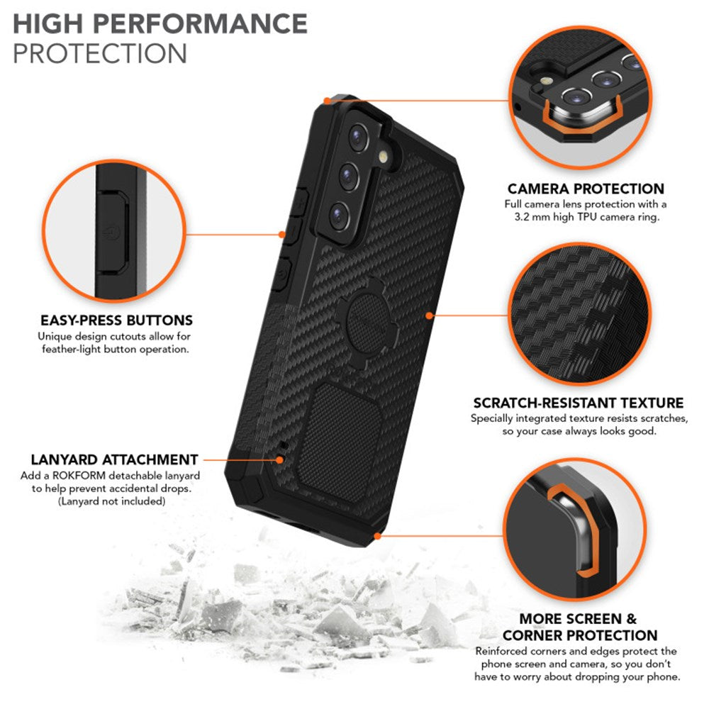 ROKFORM SAMSUNG GALAXY S22 5G RUGGED CASE BLACK [ONC01] #