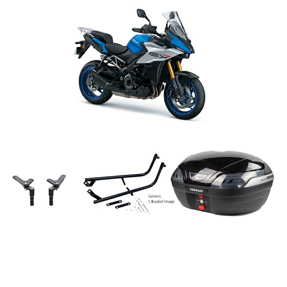 S48 Astra Black Topbox Kit SUZUKI GSX-S 1000 GX 24- - S142S48BPBLK