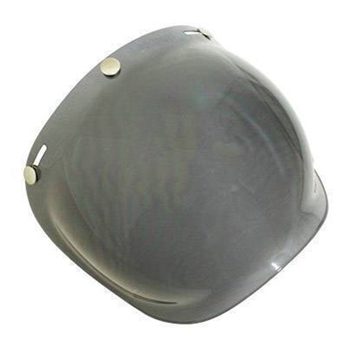 SCORPION 3 STUD BUBBLE VISOR - DARK TINT W/SILVER MIRROR