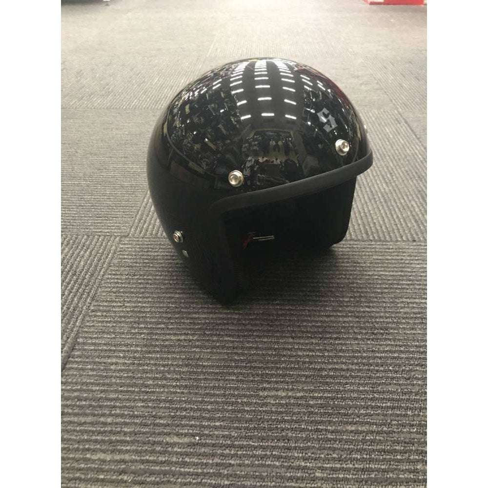 #SCORPION BARON HELMET GLOSS BLACK - WITH STUDS (XL) [ONC01]