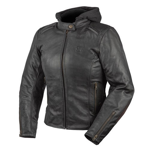 SCORPION TORQUE LEATHER LADIES JKT BLK (12)