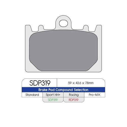 #DP HH+ PERFORMANCE BRAKE PADS