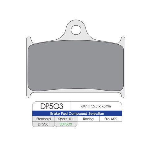 DP HH+ PERFORMANCE BRAKE PADS - SDP503