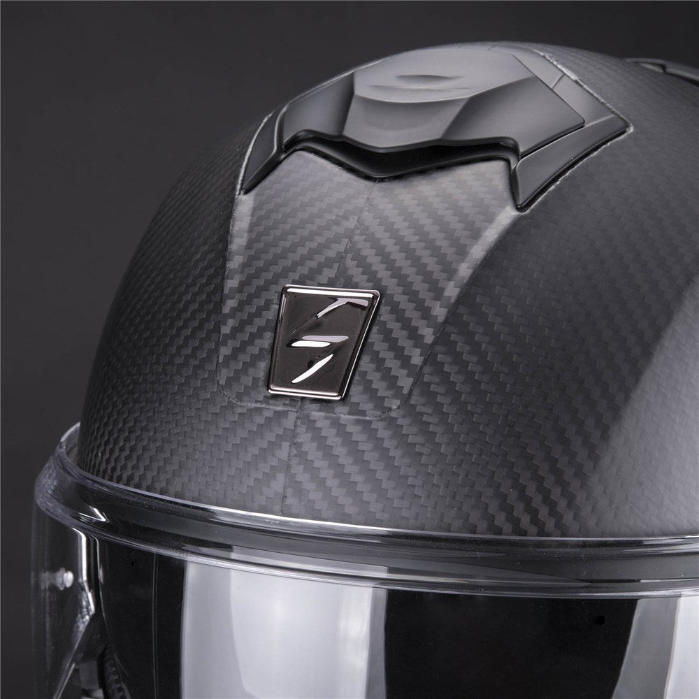 SCORPION EXO TECH EVO CARBON SOLID - MATTE BLK (LG)