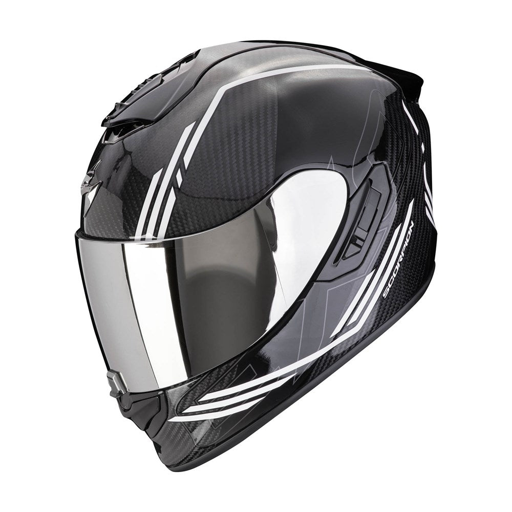 SCORPION EXO EXO-1400 EVO II CARBON AIR REIKA - BLACK/WHITE (MD)