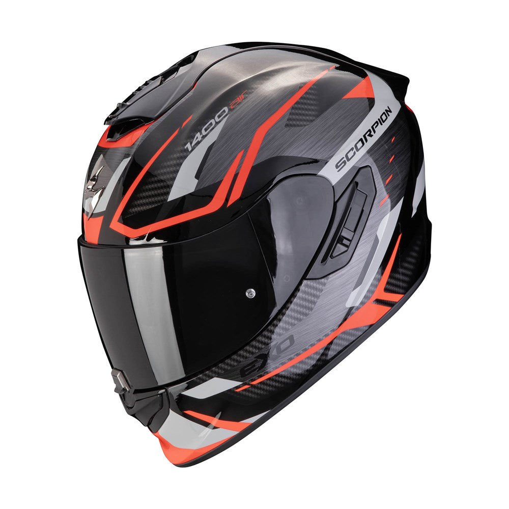 SCORPION EXO EXO-1400 EVO II AIR ACCORD - GREY/RED (LG)