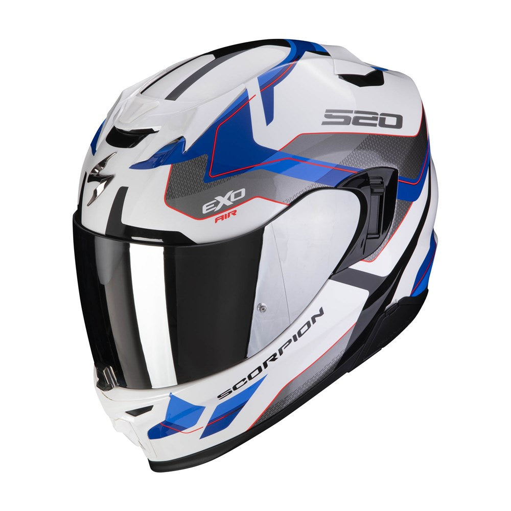 SCORPION EXO EXO-520 EVO AIR ELAN - PEARL WHITE/BLUE (SM)