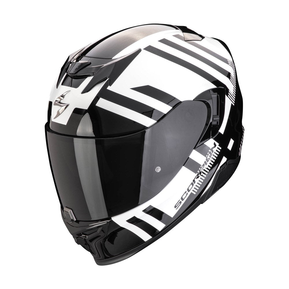 SCORPION EXO EXO-520 EVO AIR BANSHEE - PEARL WHITE/BLACK (MD)