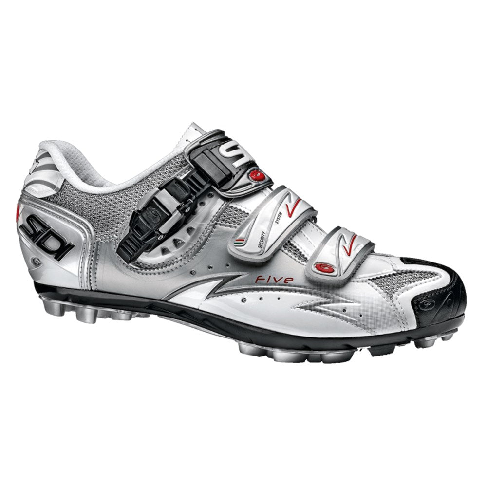 SIDI FIVE XC STEEL WHT (40) # [ONC01]