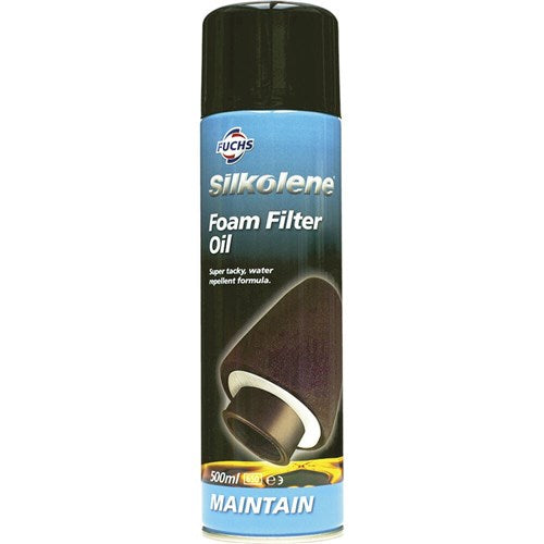 SILKOLENE FOAM FILTER OIL SPRAY (500g) (CTN 12) (WAS SK800251541)