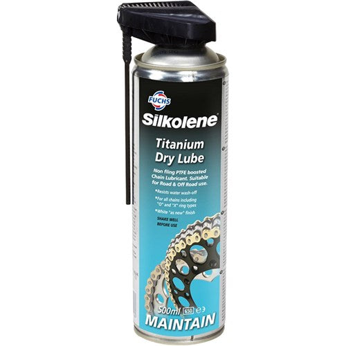 SILKOLENE TITANIUM DRYLUBE SP CHAIN LUBE (500ml) (CTN 12) (WAS SK800251596)