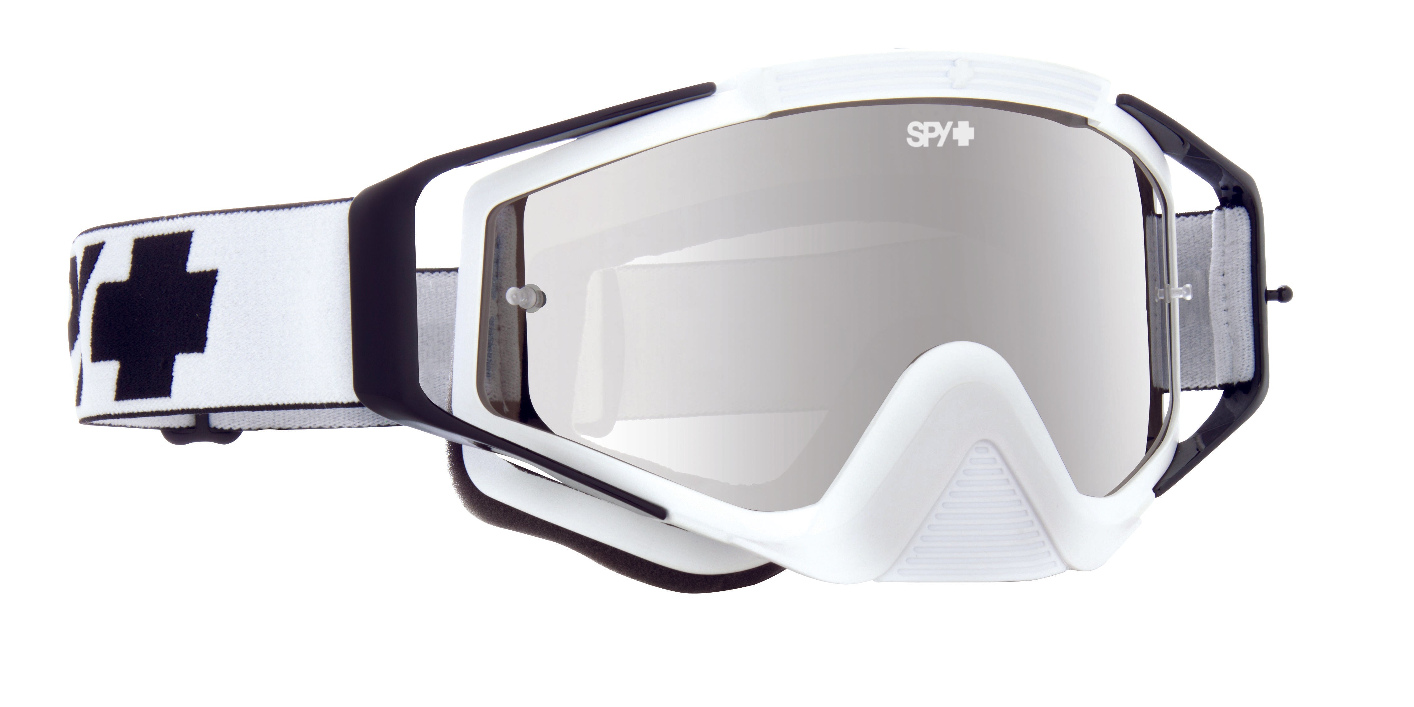 Omen White - Smoke w/ Silver Mirror SPY-323129632855