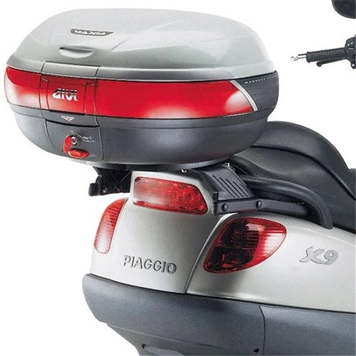 #GIVI SPECIFIC MONOKEY REAR RACK - PIAGGIO X9 125/180/250 00-09 (PLATE INCLUDED)