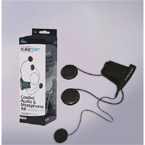 #CARDO AUDIO/MIC KIT W/CORDED MIC FOR SOLO/Q2/TEAMSET/FM