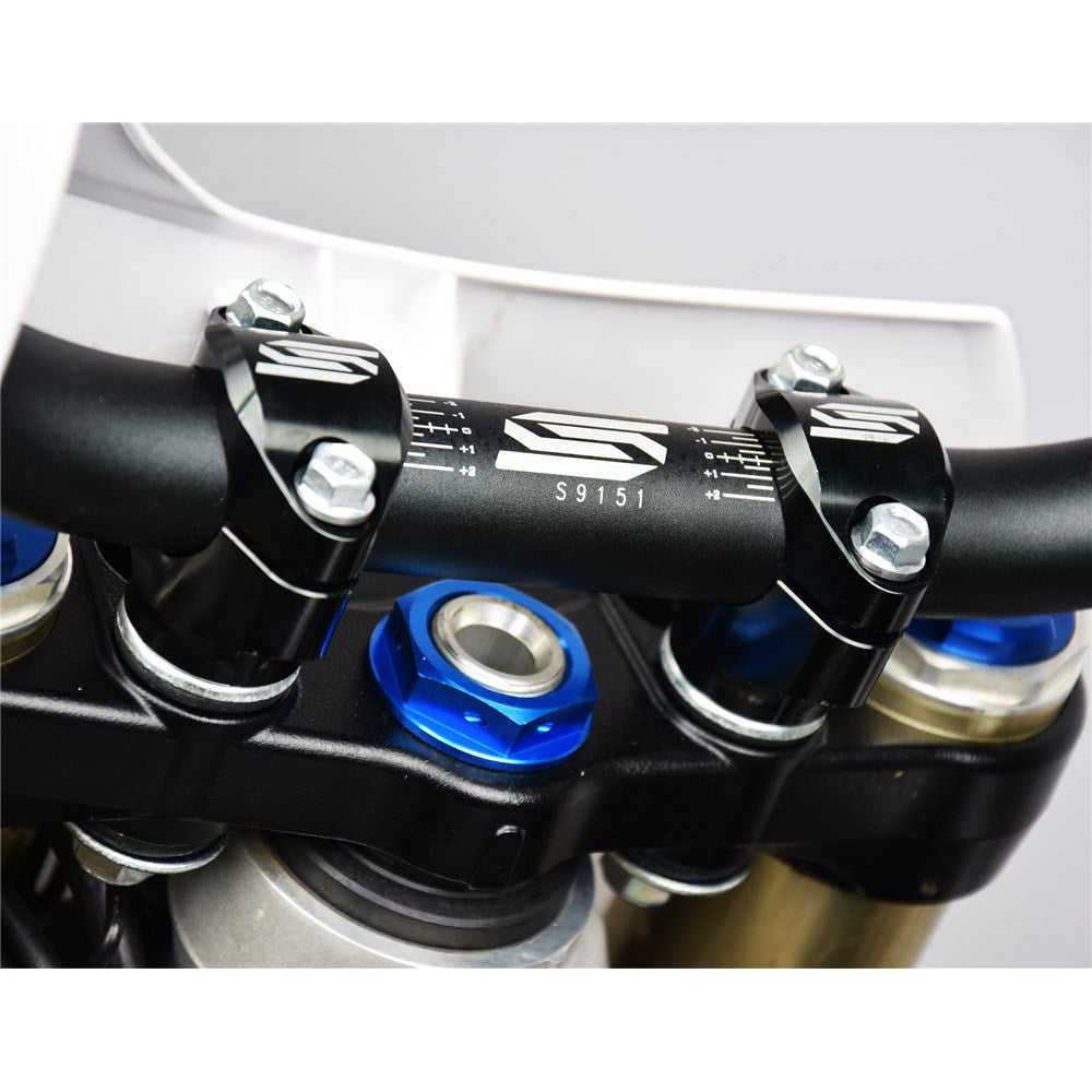 SCAR BAR MOUNT TAPERED (1 1/8) 28.6 H/B DIM SUIT OEM TRIPLE CLAMPS KAWASAKI  30MM RISER