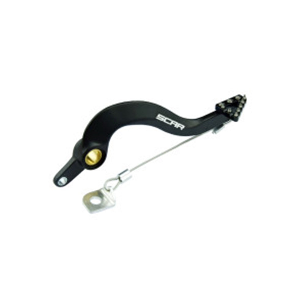 SCAR REAR BRAKE PEDAL CRF250R 04-25 CRF450R/CRF450RWE 19-25 CRF250RX 05-25 CRF450RX 17-25 BLK