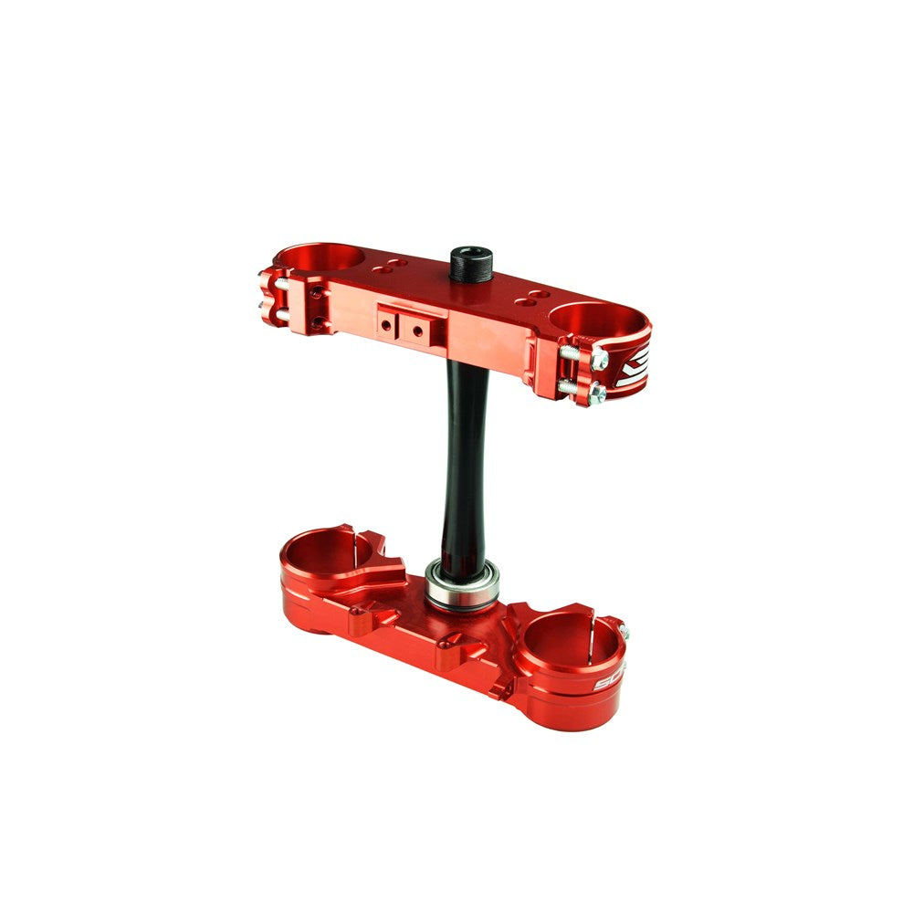 SCAR TRIPLE CLAMPS HONDA CRF250R 22-25 / CRF450R 21-25 / CRF450RX 21-25 (STANDARD OFFSET) RED