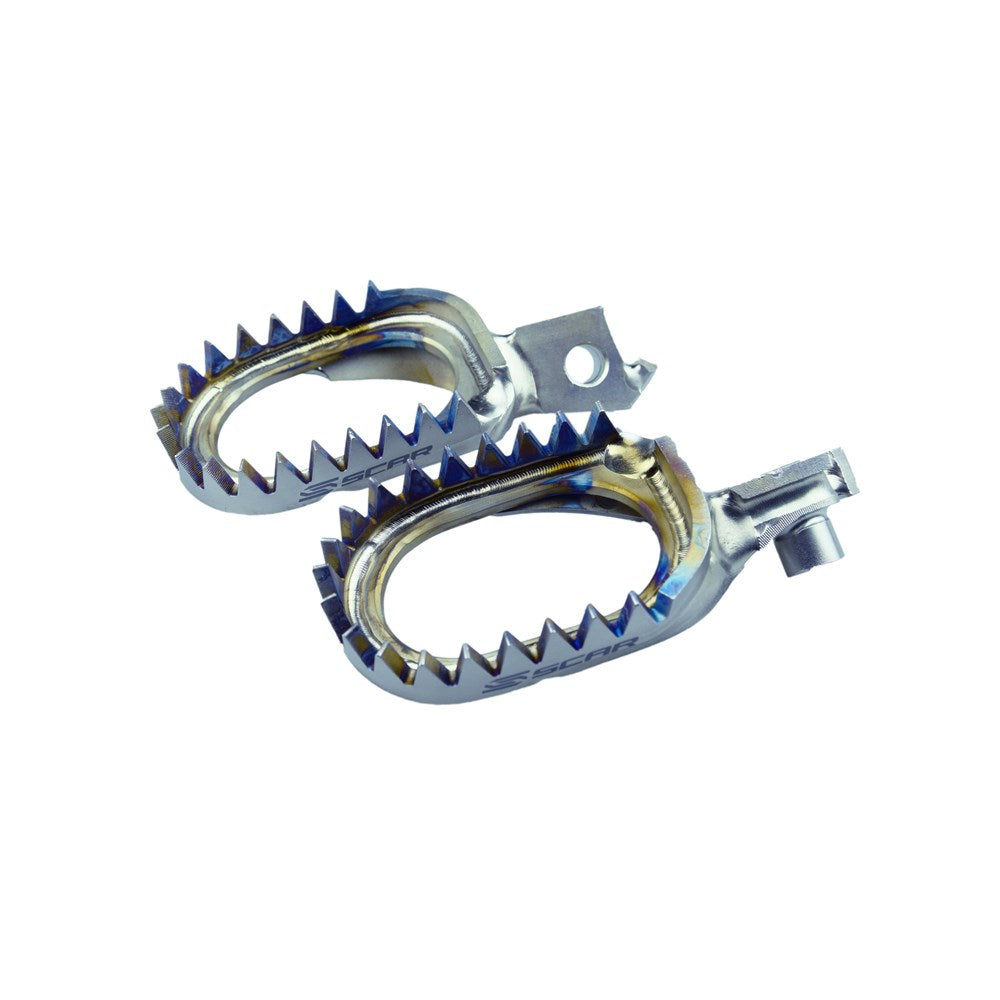 SCAR TITANIUM ANTI MUD FOOTPEGS SUZUKI RMZ250 2010-2022 / RMZ450 2008-2022